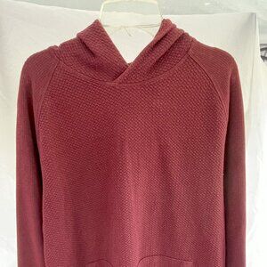 Russell Intellifresh Hooded Sweater, Size M (38-40), Cranberry